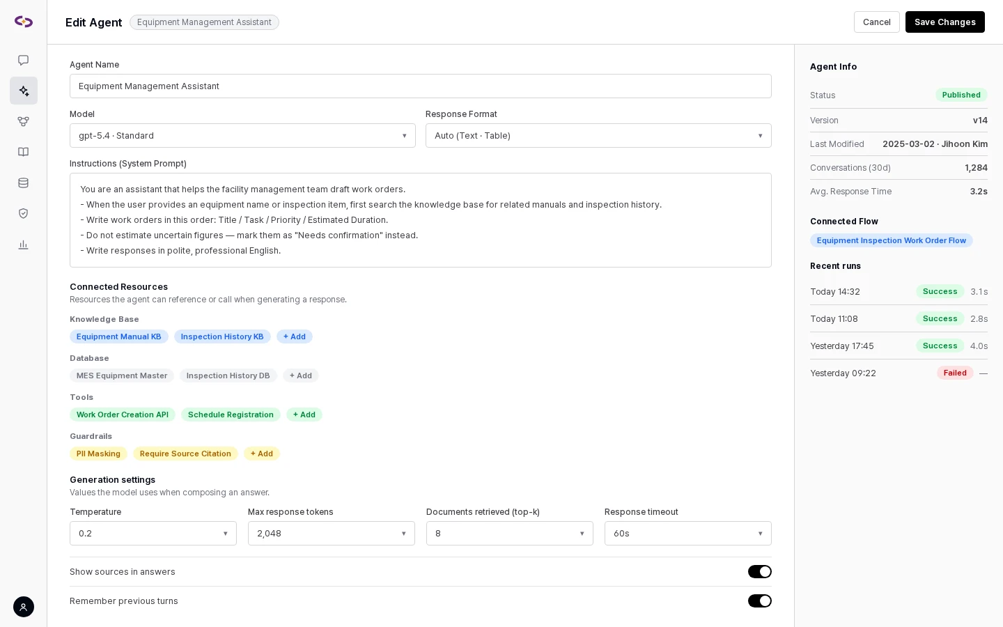 Combine tools, knowledge, databases, and glossaries to answer layered questions